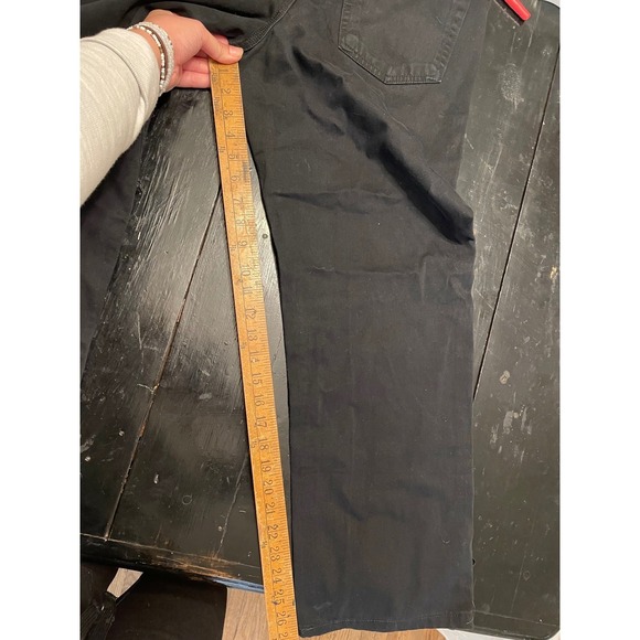 Hugo Boss Alabama Mens Black Straight Leg Cotton Pants 34x34 (Measured 34x26) - Picture 8 of 8